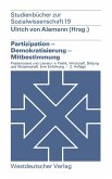 Partizipation - Demokratisierung - Mitbestimmung (eBook, PDF)