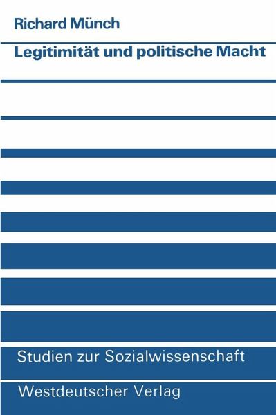 Legitimität und politische Macht (eBook, PDF)