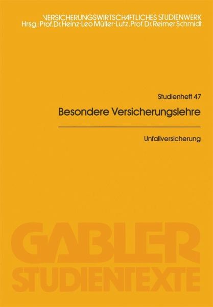 Unfallversicherung (eBook, PDF) Unfallversicherung (eBook, PDF)