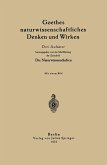 Goethes naturwissenschaftliches Denken und Wirken (eBook, PDF)