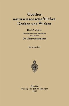 Goethes naturwissenschaftliches Denken und Wirken (eBook, PDF) - Helmholtz, H. Von; Dohrn, Max; Schiff, Julius