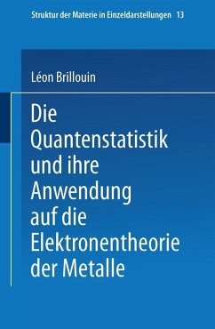 Cover Die Quantenstatistik und Ihre Anwendung auf die Elektronentheorie der Metalle (eBook, PDF)