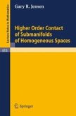 Higher Order Contact of Submanifolds of Homogeneous Spaces (eBook, PDF)