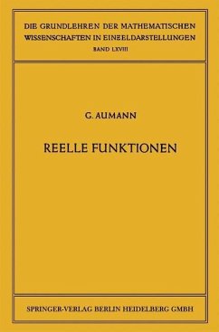 Reelle Funktionen (eBook, PDF) - Aumann, Georg