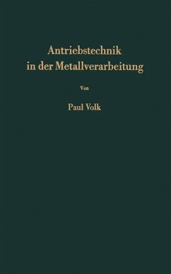 Cover Antriebstechnik in der Metallverarbeitung (eBook, PDF)