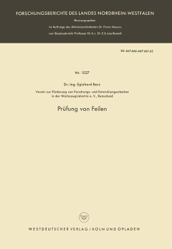 Cover Prüfung von Feilen (eBook, PDF)