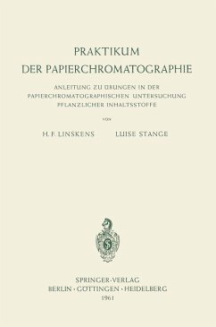 Praktikum der Papierchromatographie (eBook, PDF) - Linskens, Hans F.; Stange, Luise