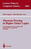 Theorem Proving in Higher Order Logics (eBook, PDF)