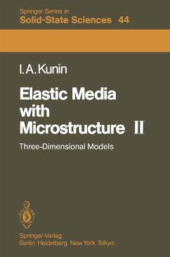 Elastic Media with Microstructure II (eBook, PDF) - Kunin, I. A.