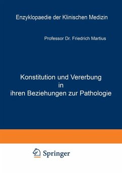 Cover Konstitution und Vererbung in ihren Beziehungen zur Pathologie (eBook, PDF)
