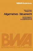 Allgemeines Steuerrecht (eBook, PDF)