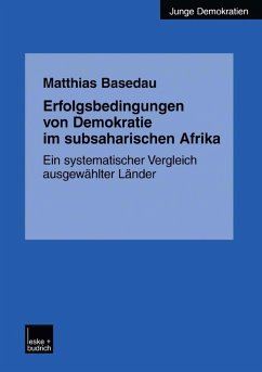 Cover Erfolgsbedingungen von Demokratie im subsaharischen Afrika (eBook, PDF)