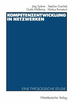 Kompetenzentwicklung in Netzwerken (eBook, PDF) - Sydow, Jörg; Duschek, Stephan; Möllering, Guido; Rometsch, Markus