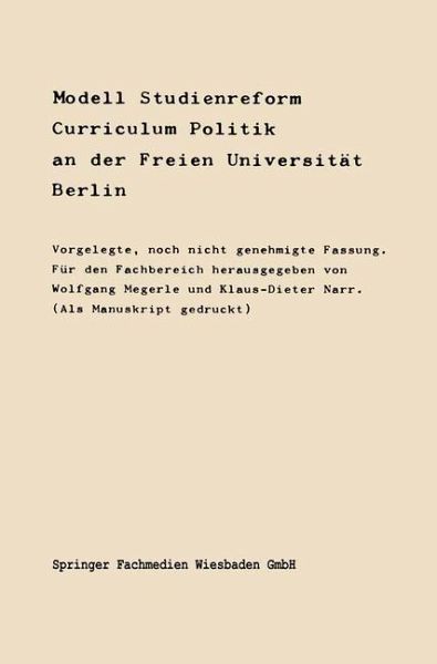 Modell Studienreform (eBook, PDF)