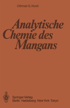 Analytische Chemie des Mangans (eBook, PDF) - Koch, O. G.