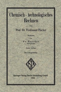 Cover Chemisch-technologisches Rechnen (eBook, PDF)