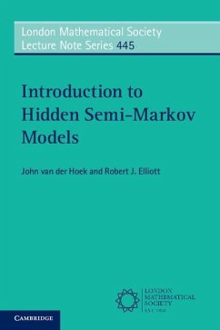 Introduction to Hidden Semi-Markov Models (eBook, ePUB) - Hoek, John van der