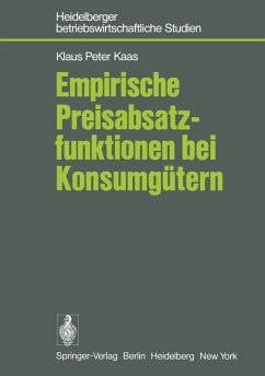 Cover Empirische Preisabsatzfunktionen bei Konsumgütern (eBook, PDF)
