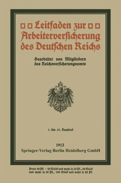 Cover Leitfaden zur Arbeiterversicherung des Deutschen Reichs (eBook, PDF)