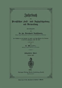 Jahrbuch der Preußischen Forst- und Jagd-Gesetzgebung und Verwaltung (eBook, PDF)