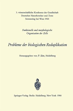 Cover Probleme der biologischen Reduplikation (eBook, PDF)