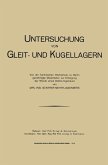 Untersuchung von Gleit- und Kugellagern (eBook, PDF)