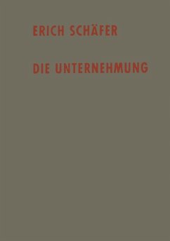 Die Unternehmung (eBook, PDF) - Schäfer, Erich