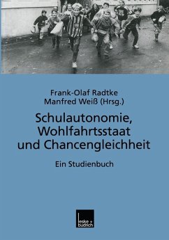Cover Schulautonomie, Wohlfahrtsstaat und Chancengleichheit (eBook, PDF)