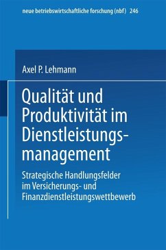 Qualität und Produktivität im Dienstleistungsmanagement (eBook, PDF) Cover Qualität und Produktivität im Dienstleistungsmanagement (eBook, PDF)