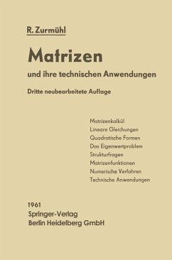 Matrizen (eBook, PDF) - Zurmühl, Rudolf