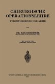 Chirurgische Operationslehre (eBook, PDF)