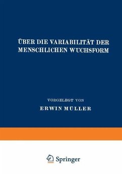 Cover Über die Variabilität der Menschlichen Wuchsform (eBook, PDF)