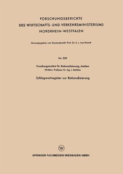 Schlagwortregister zur Rationalisierung (eBook, PDF) - Mathieu, J.