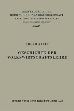 Cover Geschichte der Volkswirtschaftslehre (eBook, PDF)