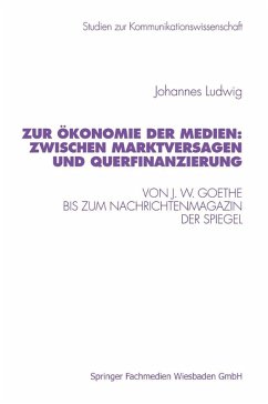 Cover Zur Ökonomie der Medien: Zwischen Marktversagen und Querfinanzierung (eBook, PDF)