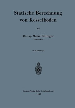 Statische Berechnung von Kesselböden (eBook, PDF) - Eßlinger, Maria