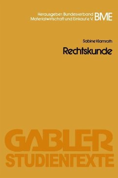 Rechtskunde (eBook, PDF) - Klamroth, Sabine