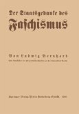 Der Staatsgedanke des Faschismus (eBook, PDF)