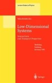 Low-Dimensional Systems (eBook, PDF)