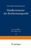 Handkommentar der Reichssteuergeseße (eBook, PDF)