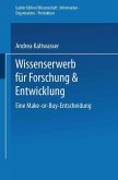 Wissenserwerb für Forschung & Entwicklung (eBook, PDF)