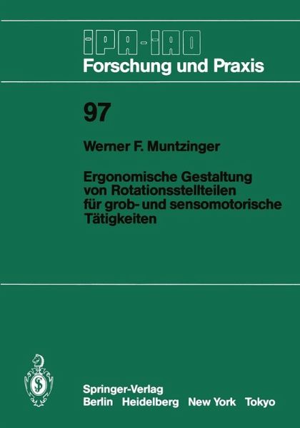 Ergonomische Gestaltung von Rotationsstellteilen für grob- und sensomotorische Tätigkeiten (eBook, PDF)