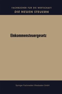 Cover Einkommensteuergesetz (eBook, PDF)
