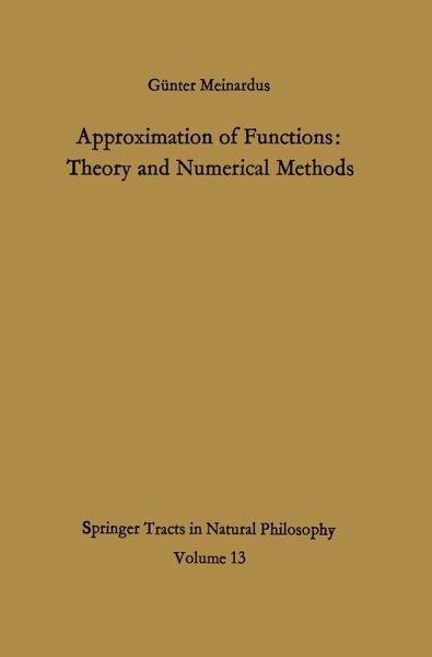 Approximation of Functions: Theory and Numerical Methods (eBook, PDF) Approximation of Functions: Theory and Numerical Methods (eBook, PDF)