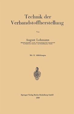 Cover Technik der Verbandstoffherstellung (eBook, PDF)