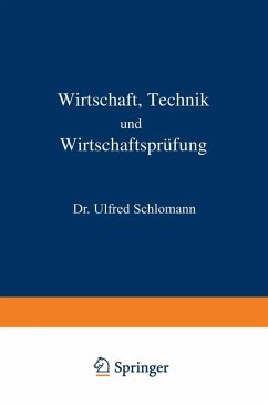Wirtschaft Technik und Wirtschaftsprüfung (eBook, PDF) - Schlomann, Alfred
