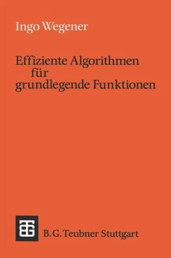 Effiziente Algorithmen für grundlegende Funktionen (eBook, PDF) - Wegener, Ingo