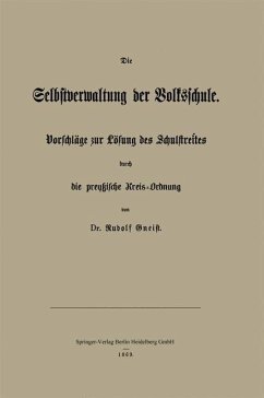 Cover Die Selbstverwaltung der Volksschule (eBook, PDF)