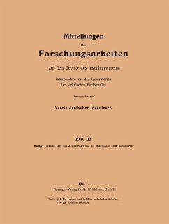 Mitteilungen über Forschungsarbeiten (eBook, PDF) - Walther, Franz