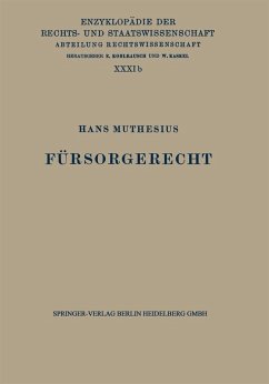 Fürsorgerecht (eBook, PDF) - Muthesius, Hans